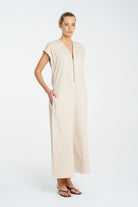 Mela Purdie - Mela Purdie Zip Slice Dress | Biscotti - Dress - Silvermaple Boutique 