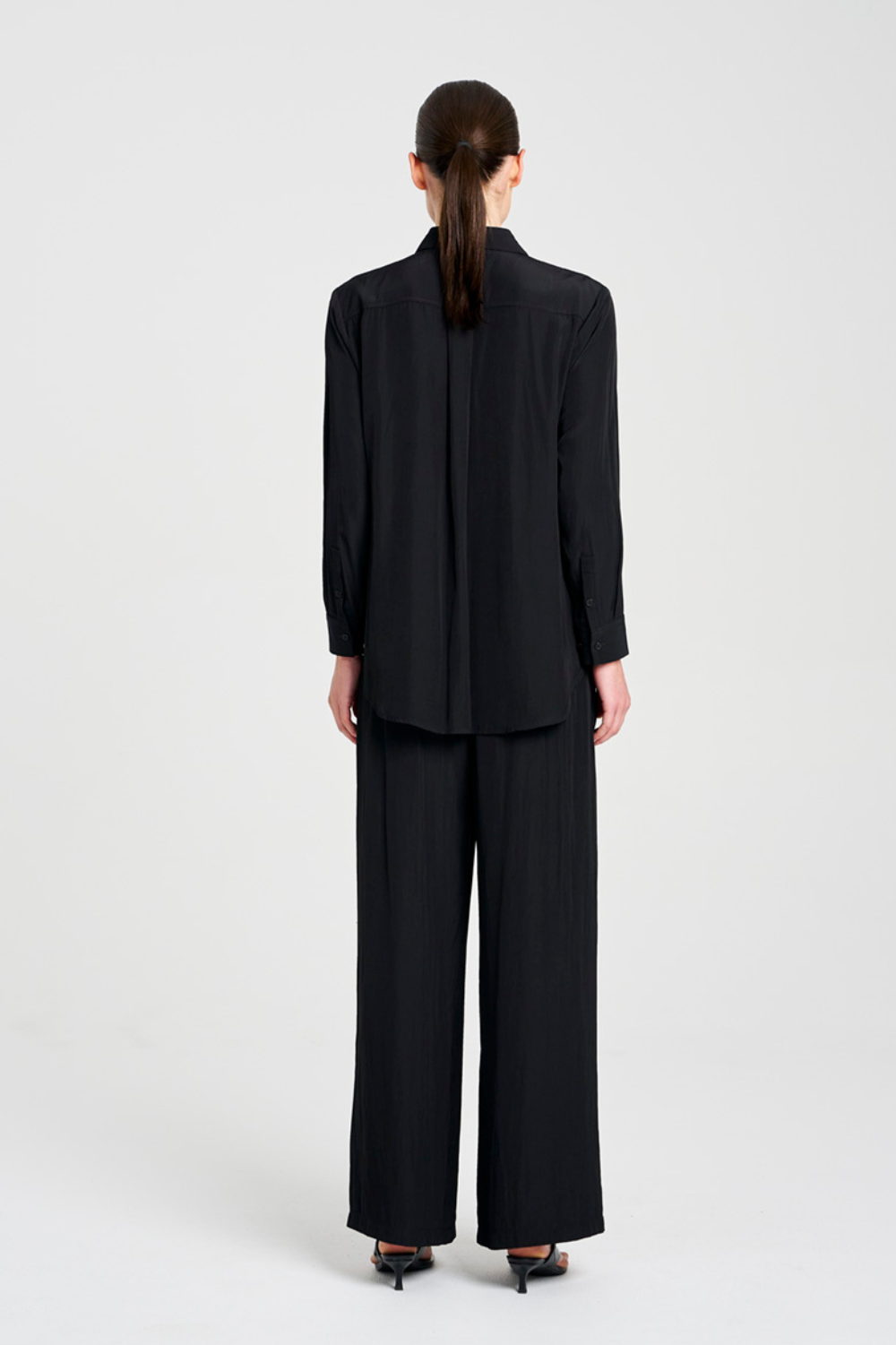 Mela Purdie - Single Pocket Shirt | Black - Shirt - Silvermaple Boutique 