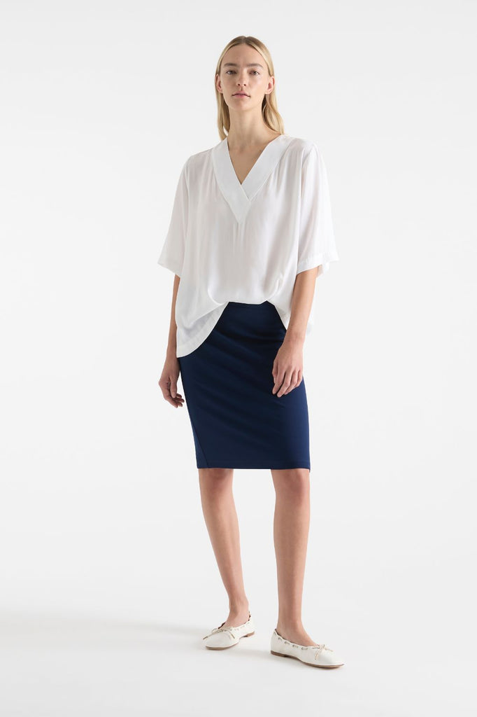 Mela Purdie Mid Double Skirt | Denim _Silvermaple Boutique