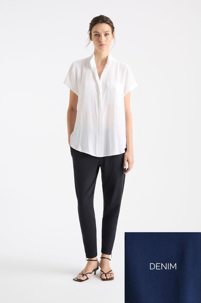 Mela Purdie Zip Stiletto Pant | Denim_Silvermaple Boutique