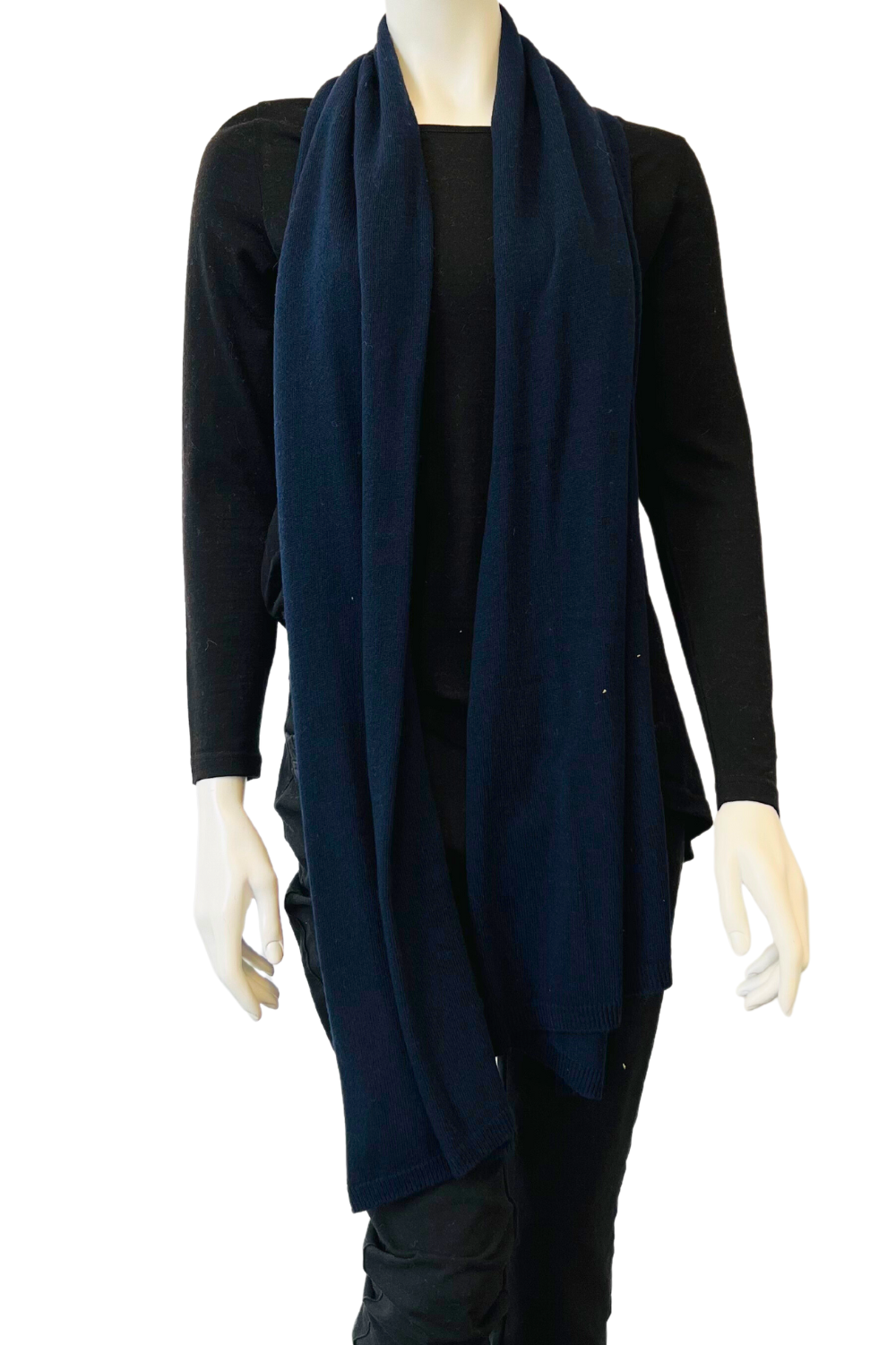 Silvermaple Collection - Amelie  Wrap Large | Navy - Scarves & Wraps - Silvermaple Boutique 
