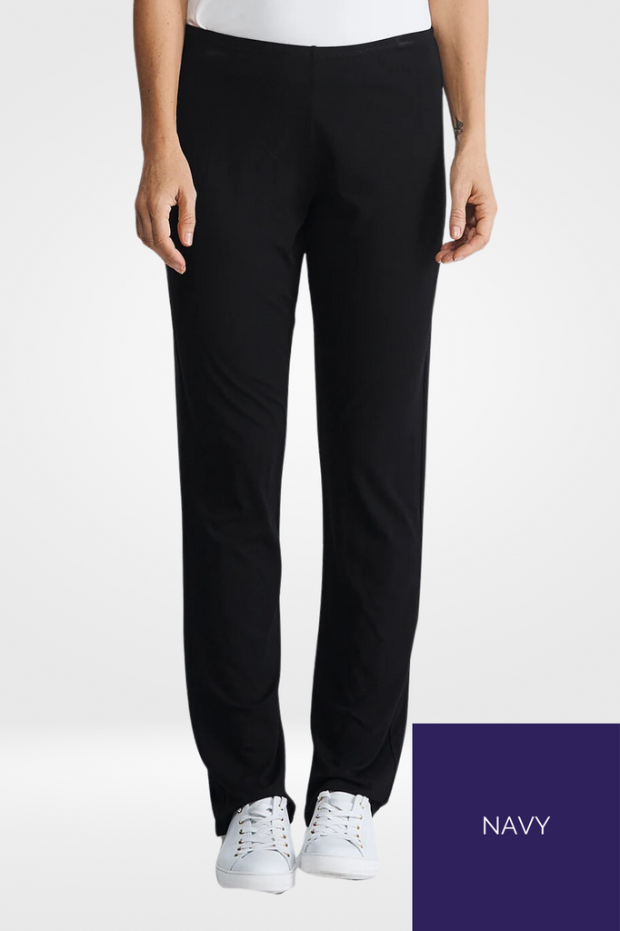 Mela Purdie Straight Pant | Navy_Silvermaple Boutique 