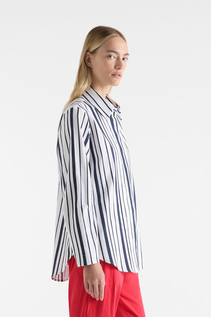 Mela Purdie Dart Shirt | Rio Stripe_Silvermaple Boutique