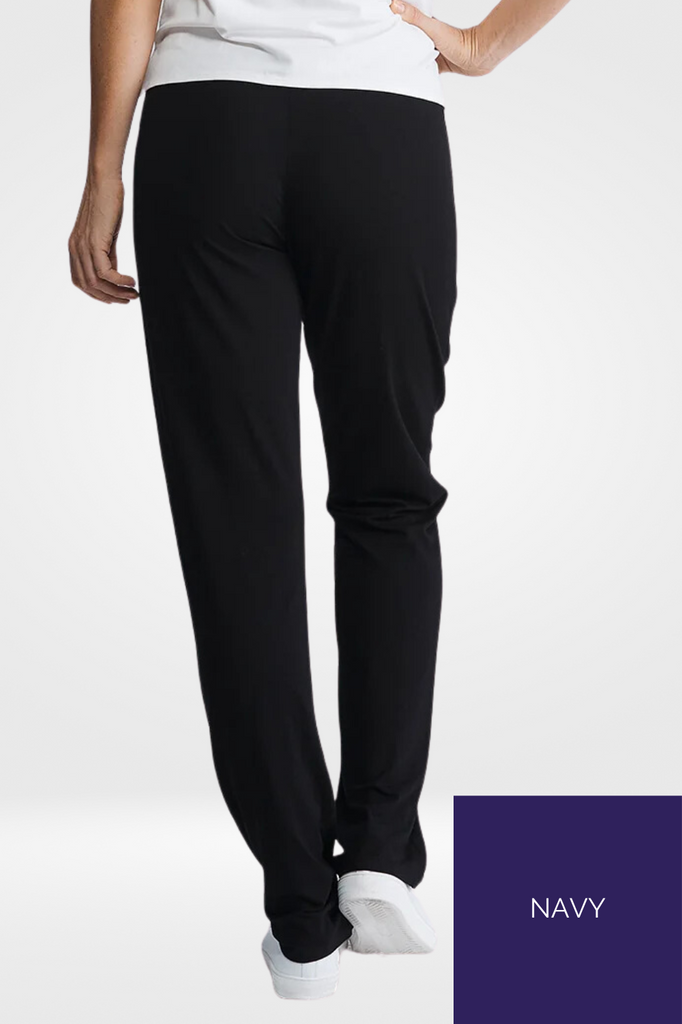 Mela Purdie Straight Pant | Navy_Silvermaple Boutique 