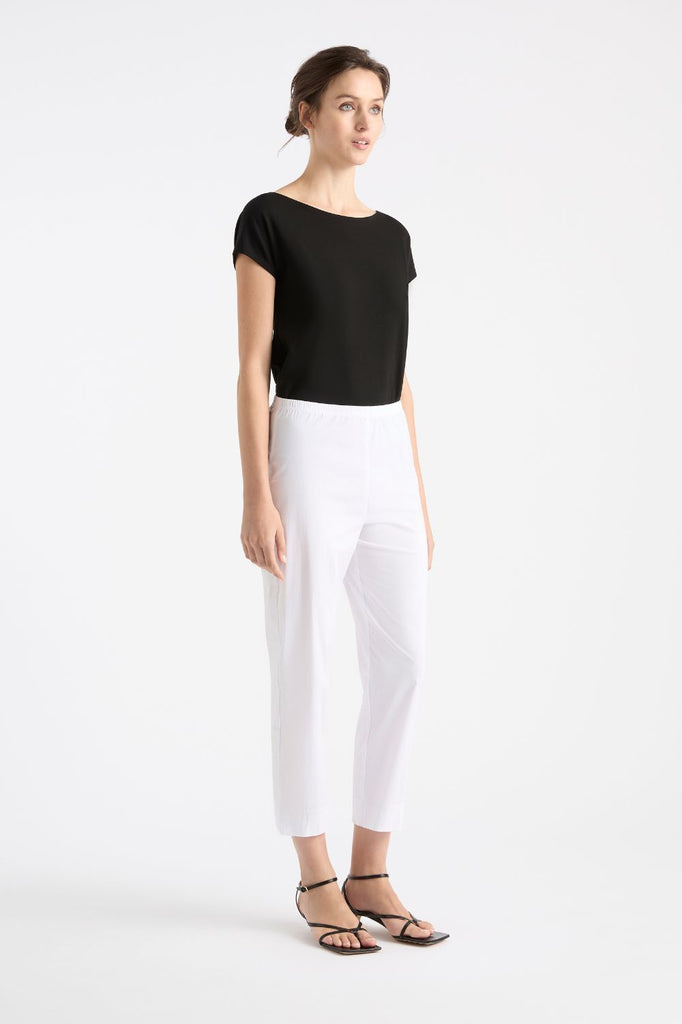 Mela Purdie Cropped Pant | White_Silvermaple Boutique