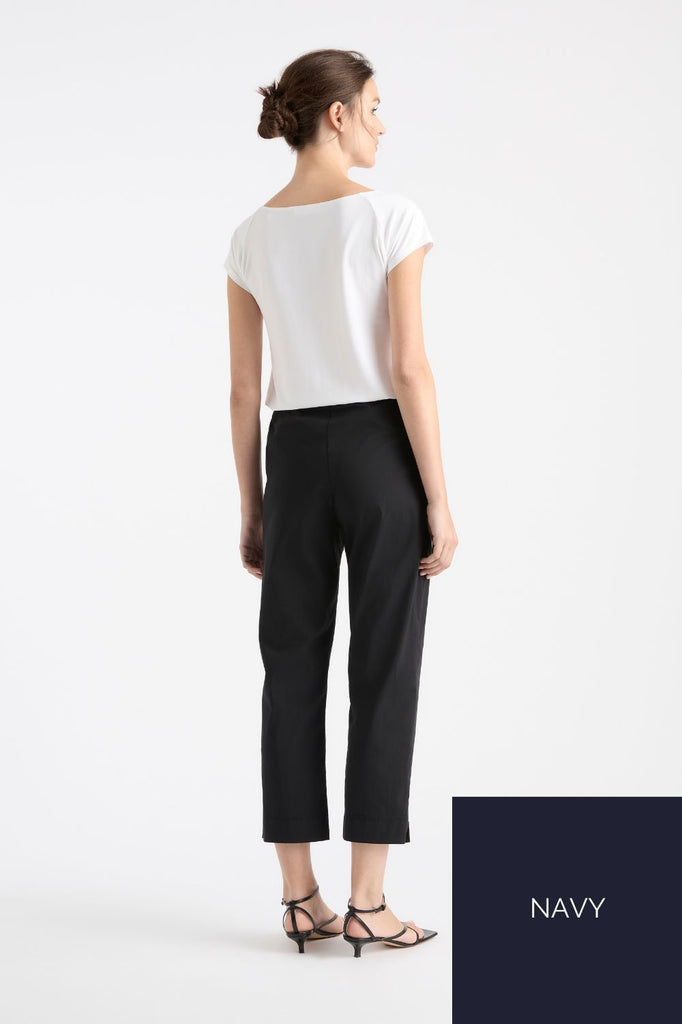 Mela Purdie Cropped Pant | French Navy_Silvermaple Boutique