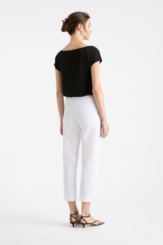 Mela Purdie Cropped Pant | White_Silvermaple Boutique