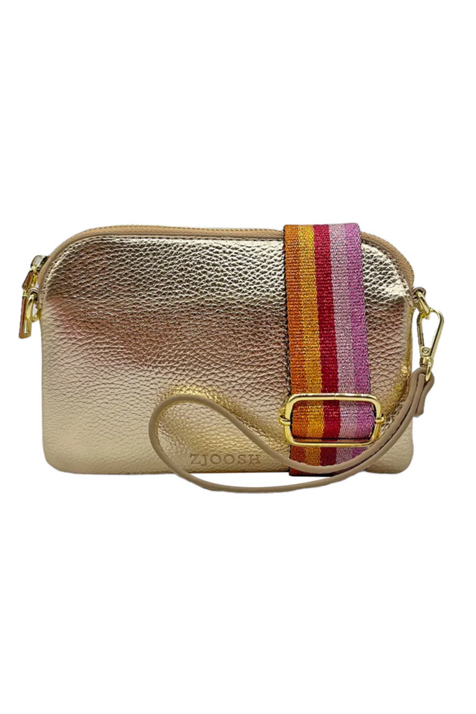 Missy Hugo Cross Body Bag | Gold - Silvermaple Boutique