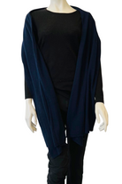 Silvermaple Collection - Amelie  Wrap Large | Navy - Scarves & Wraps - Silvermaple Boutique 