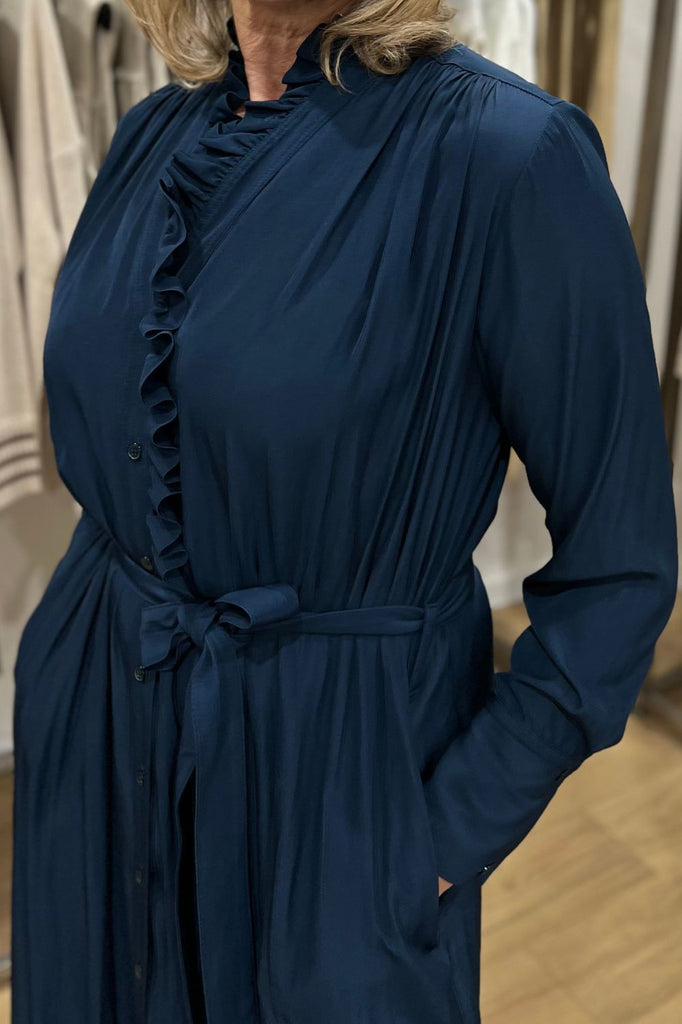 Mela Purdie Frill Neck Dress | Beluga_Silvermaple Boutique
