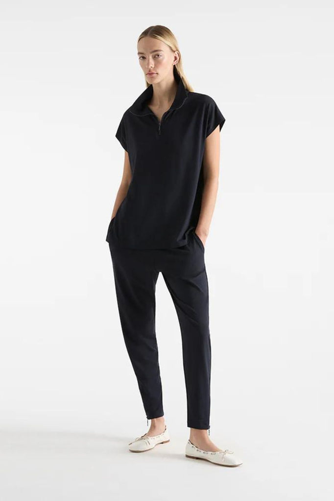 Mela Purdie Zip Stiletto Pant | Navy | Silvermaple Boutique
