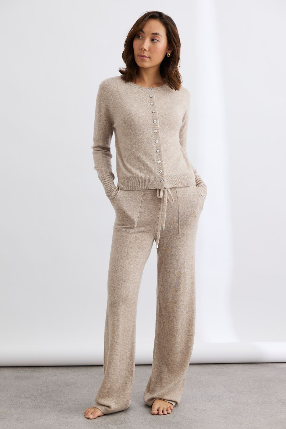 Mia Fratino - Essential Slim Cardi | Toast - Cardigan - Silvermaple Boutique 