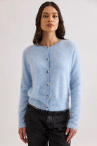 Mia Fratino - Mia Fratino Sierra Cardi | Mid Blue - Cardigan - Silvermaple Boutique 