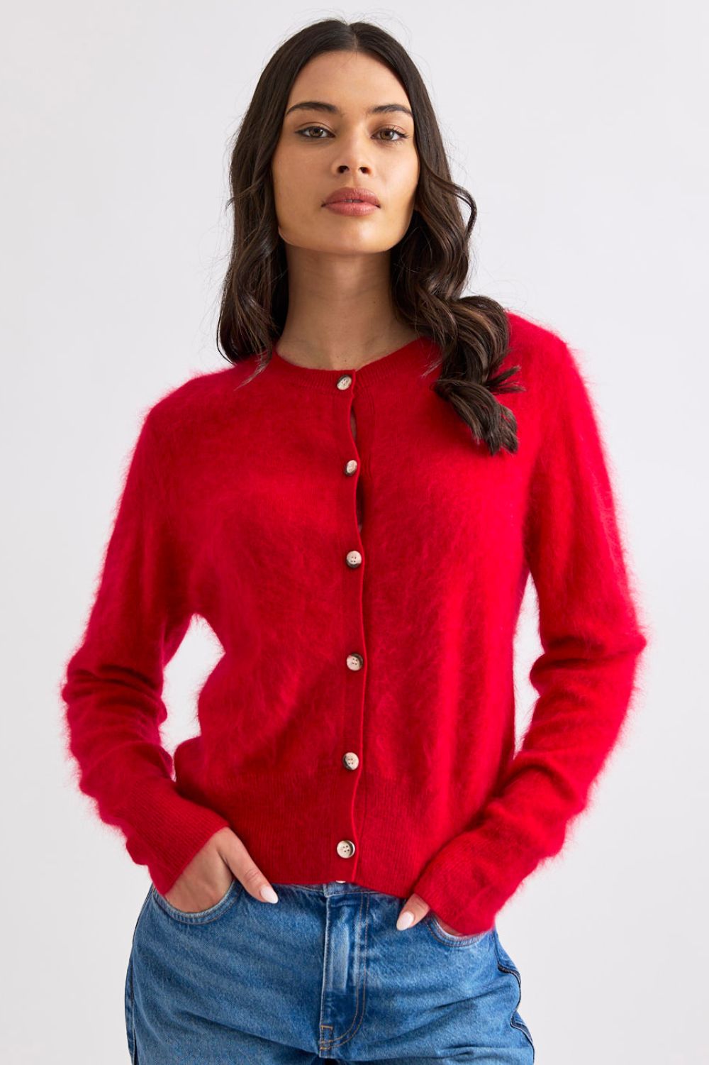 Mia Fratino - Mia Fratino Sierra Cardi | Scarlet - Cardigan - Silvermaple Boutique 