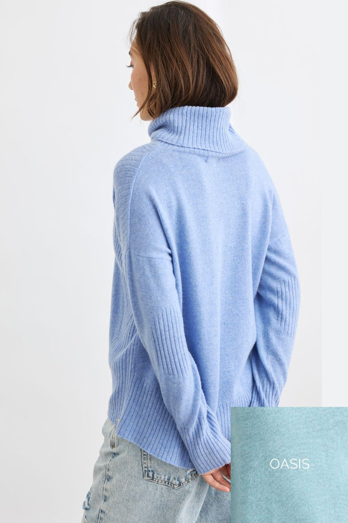 Mia Fratino Ribbed Roll Neck | Oasis_Silvermaple Boutique
