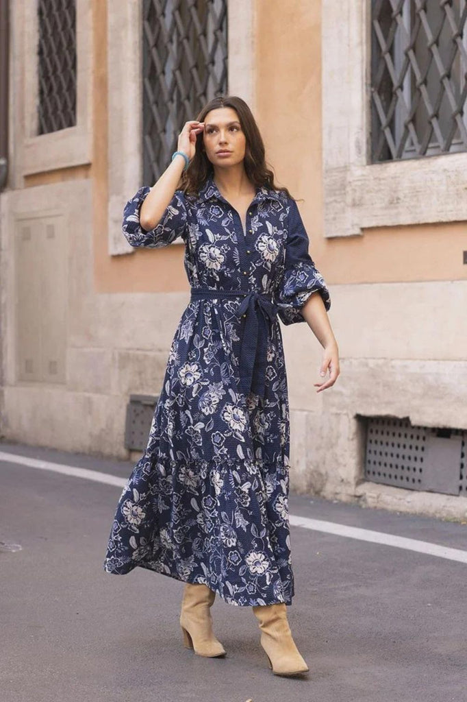 Miss June Giulia Dress | Navy_Silvermaple Boutique