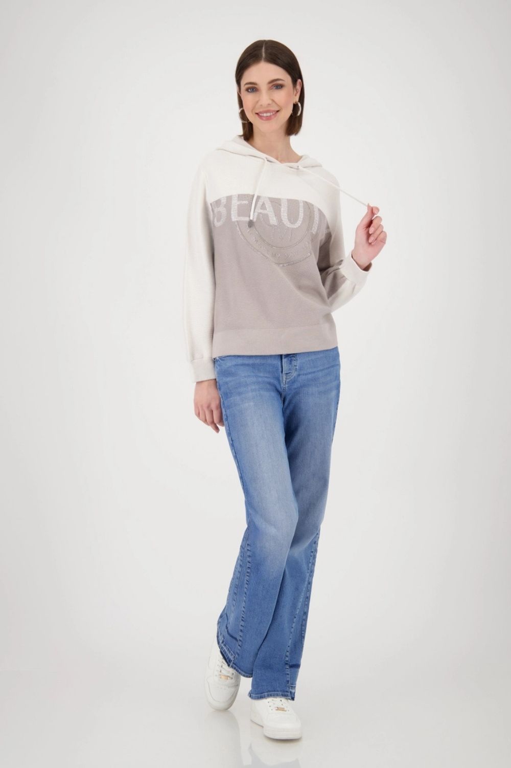 Monari - Monari Beauty Knitted Jumper | Greige - Jumper - Silvermaple Boutique 