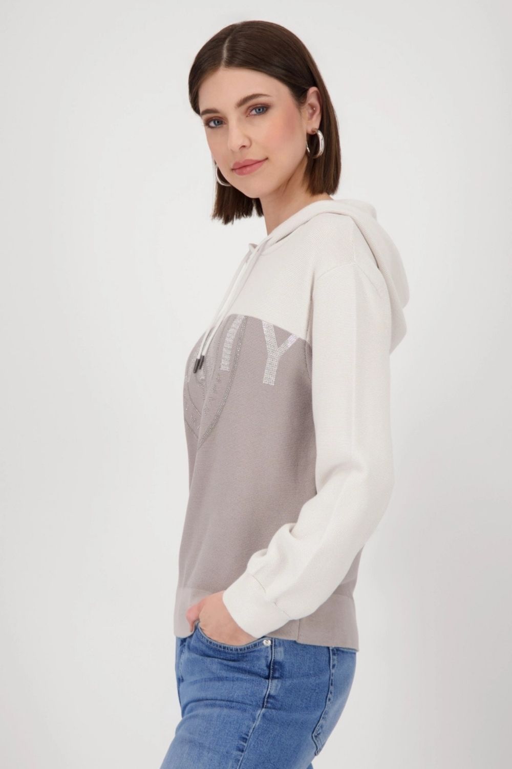 Monari - Monari Beauty Knitted Jumper | Greige - Jumper - Silvermaple Boutique 