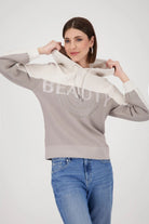 Monari - Monari Beauty Knitted Jumper | Greige - Jumper - Silvermaple Boutique 
