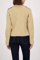 Monari - Monari Cardigan With Ruffles | Cinnamon - Cardigan - Silvermaple Boutique 