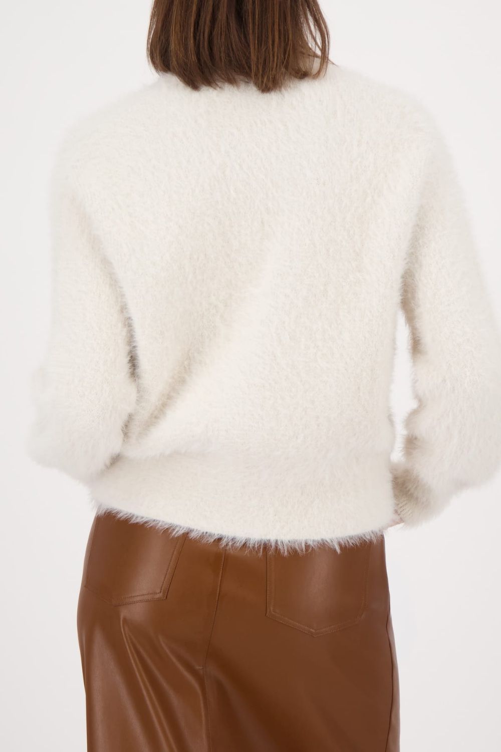 Monari - Monari Plush Jacket | Almond - Cardigan - Silvermaple Boutique 