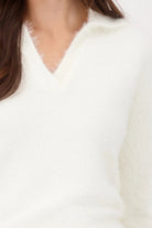 Monari - Monari Plush Polo Sweater | Cashmere - Jumper - Silvermaple Boutique 