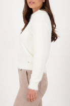 Monari - Monari Plush Polo Sweater | Cashmere - Jumper - Silvermaple Boutique 