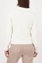 Monari - Monari Plush Polo Sweater | Cashmere - Jumper - Silvermaple Boutique 