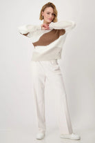 Monari - Straight Leg Trousers | Beige - Pants - Silvermaple Boutique 