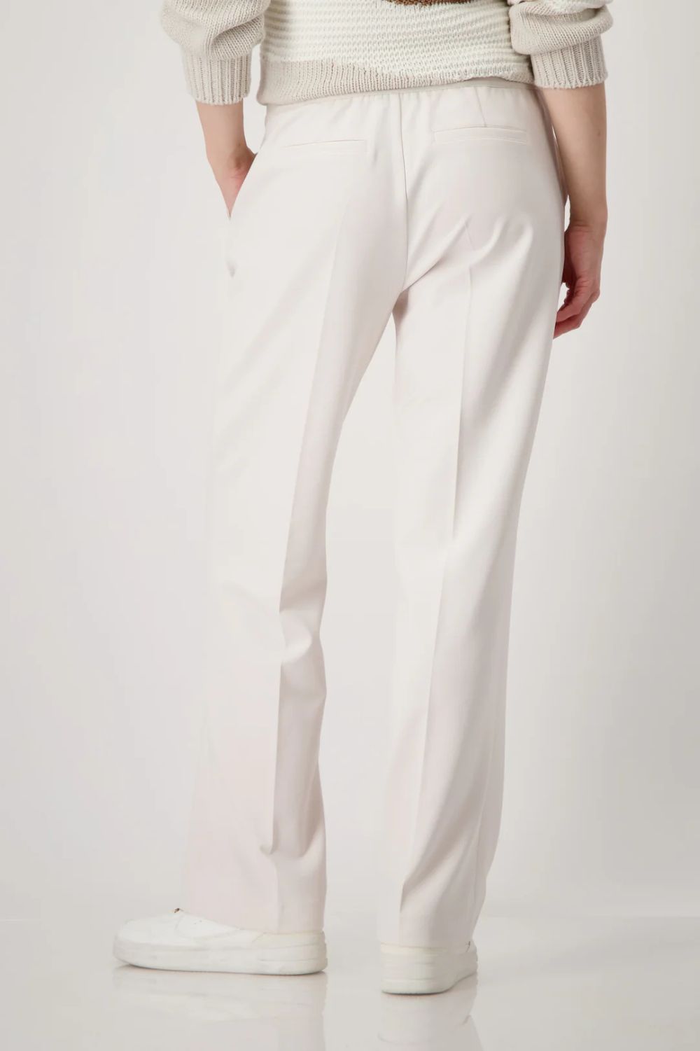 Monari - Straight Leg Trousers | Beige - Pants - Silvermaple Boutique 