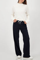 Monari - Monari Straight Leg Trousers | Night Sky - Pants - Silvermaple Boutique 