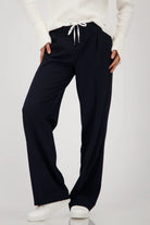 Monari - Monari Straight Leg Trousers | Night Sky - Pants - Silvermaple Boutique 
