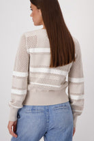 Monari - Striped Jacket | Warm Sand - Jacket - Silvermaple Boutique 