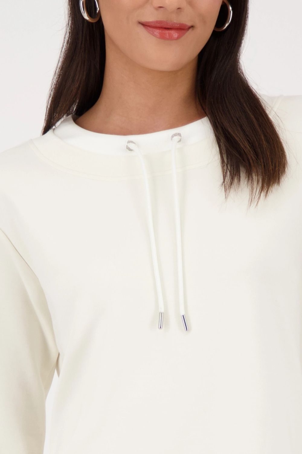 Monari - Monari Sweatshirt With Decorative Detail | Cashmere - Jumper - Silvermaple Boutique 