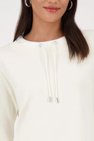 Monari - Monari Sweatshirt With Decorative Detail | Cashmere - Jumper - Silvermaple Boutique 
