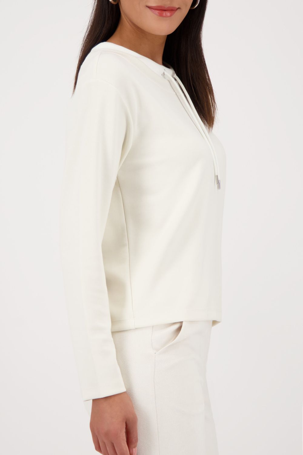 Monari - Monari Sweatshirt With Decorative Detail | Cashmere - Jumper - Silvermaple Boutique 