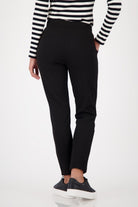 Monari - Monari Zip Joggers | Black - Pants - Silvermaple Boutique 