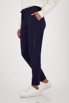 Monari - Monari Zip Joggers | Night Sky - Pants - Silvermaple Boutique 