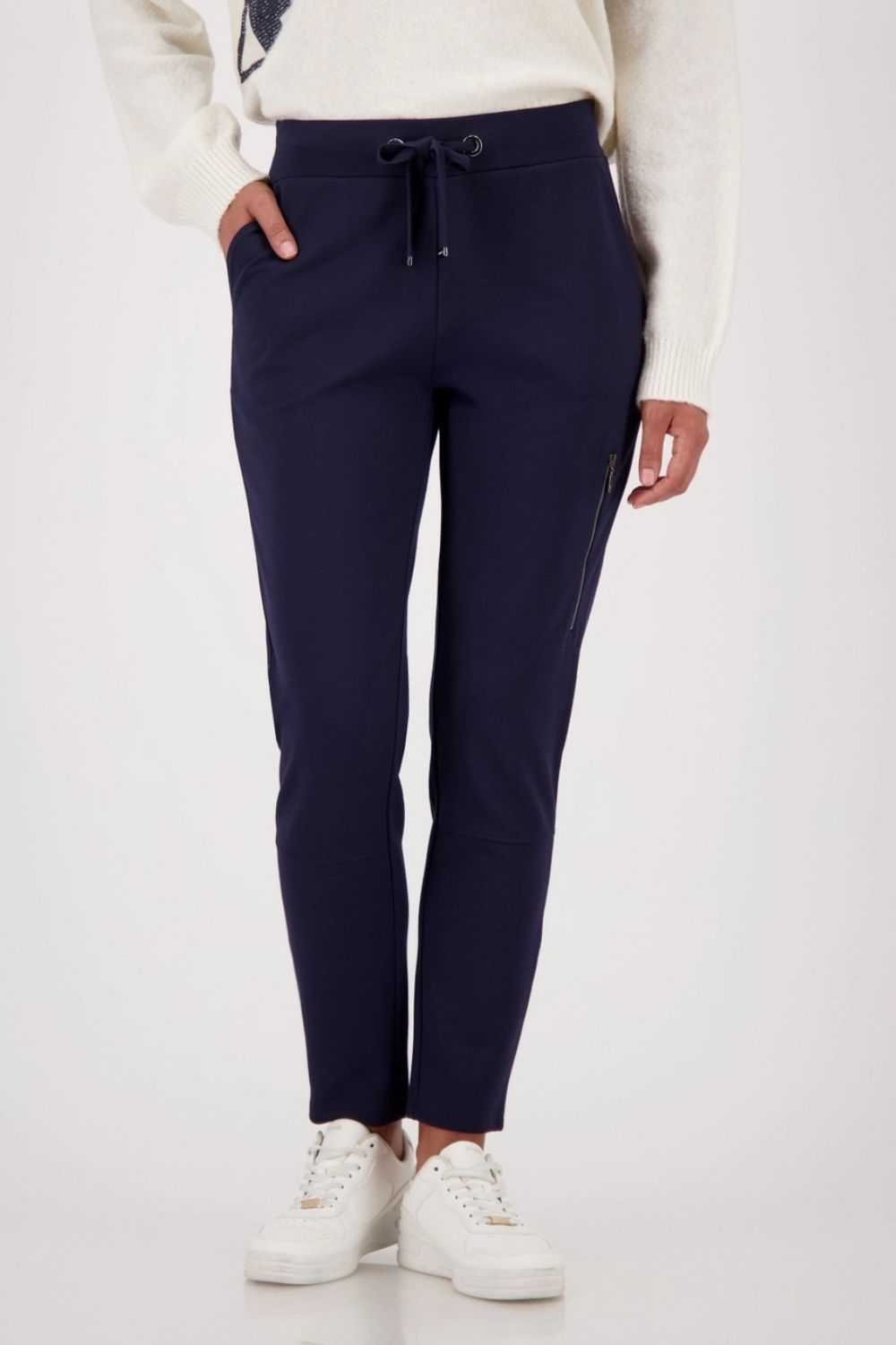 Monari - Monari Zip Joggers | Night Sky - Pants - Silvermaple Boutique 