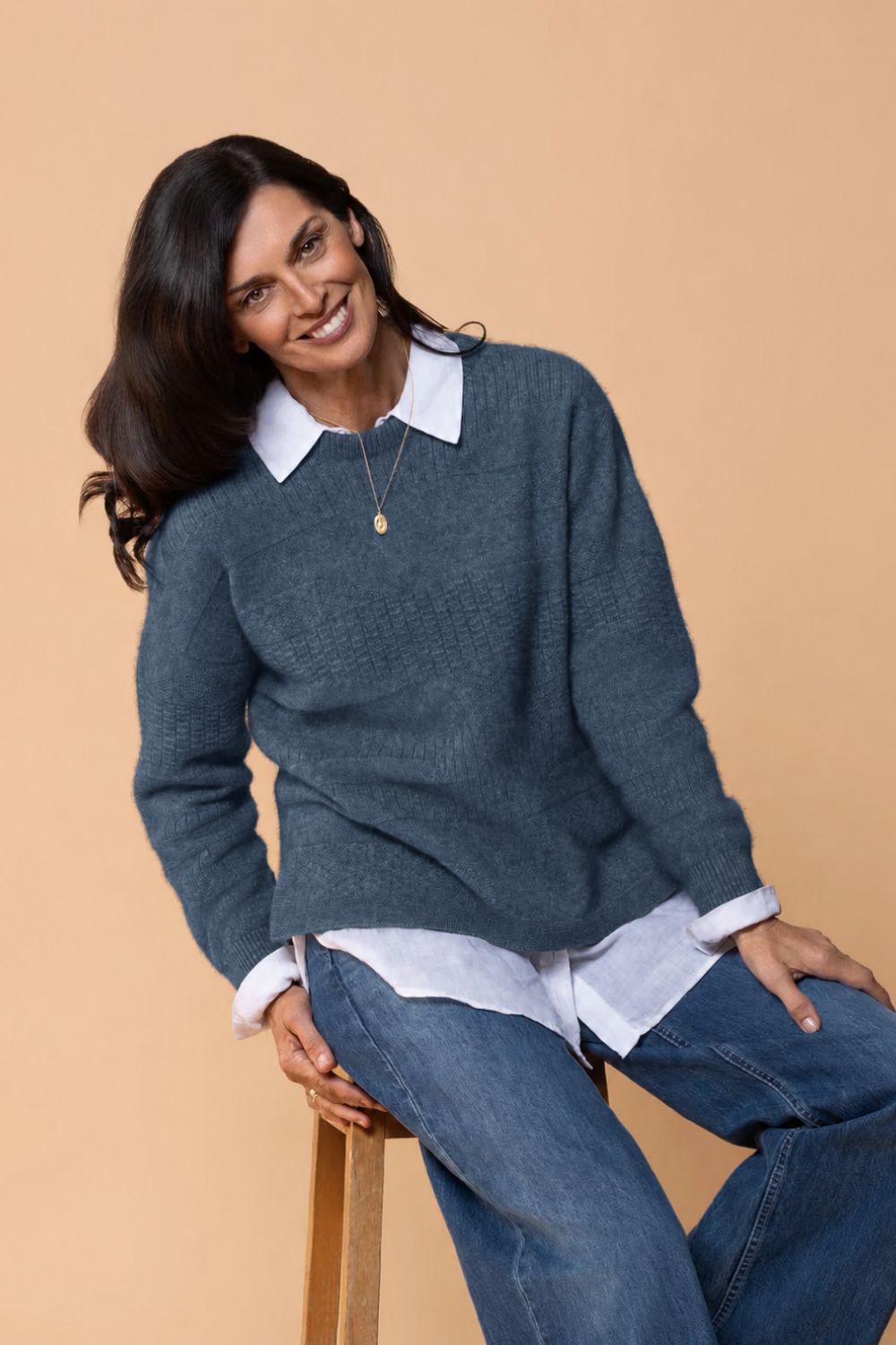 Noble Wilde - Canterbury Sweater | Neptune - Knitwear - Silvermaple Boutique 
