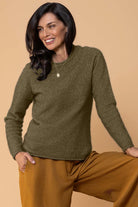 Noble Wilde - Rutland Raglan Crew | Avoka - Knitwear - Silvermaple Boutique 