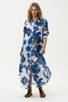 Oneseason - Oneseason Daisy Dress | Broome Blue Flower - Dress - Silvermaple Boutique 