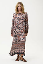 Oneseason - Oneseason Llew Maxi Dress | Valencia Mocha - Dress - Silvermaple Boutique 