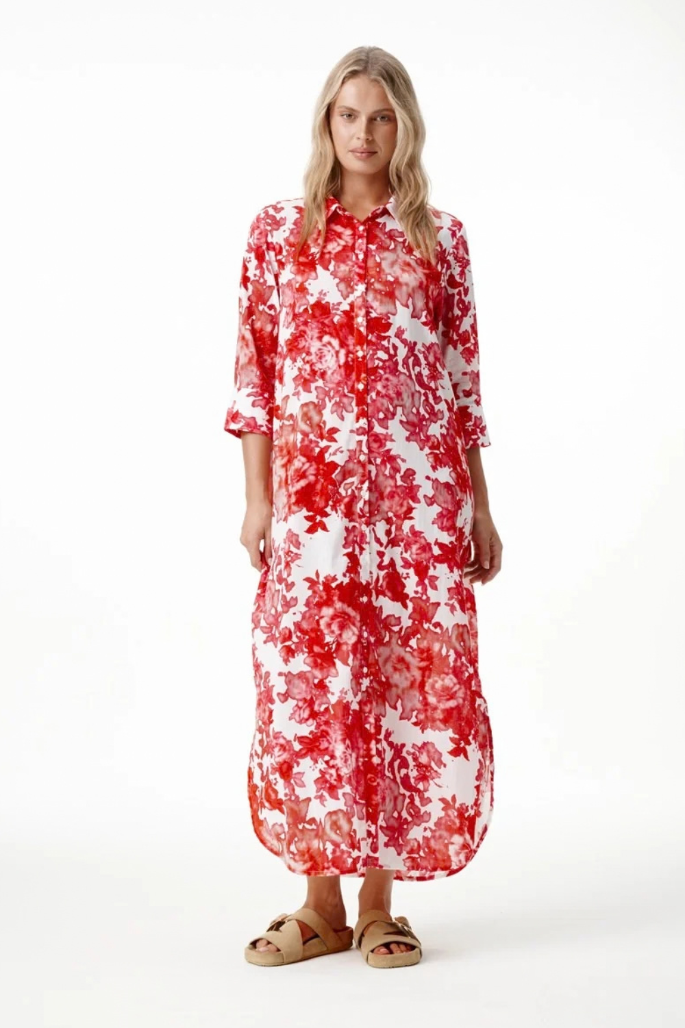 Oneseason - Oneseason Long Daisy Dress | Rose Blanc - Dress - Silvermaple Boutique 
