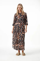 Oneseason - Oneseason Long Daisy Dress | Terra Leopard - Dress - Silvermaple Boutique 