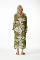 Oneseason - Oneseason Long Genie Dress | Khaki Swirl - Dress - Silvermaple Boutique 