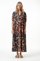 Oneseason - Oneseason Long Grace Dress | Terra Leopard - Dress - Silvermaple Boutique 