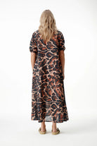 Oneseason - Oneseason Long Grace Dress | Terra Leopard - Dress - Silvermaple Boutique 