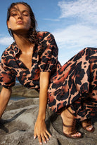 Oneseason - Oneseason Long Grace Dress | Terra Leopard - Dress - Silvermaple Boutique 