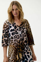 Oneseason - Oneseason Long Poppy Dress | Lipari Leopard - Dress - Silvermaple Boutique 